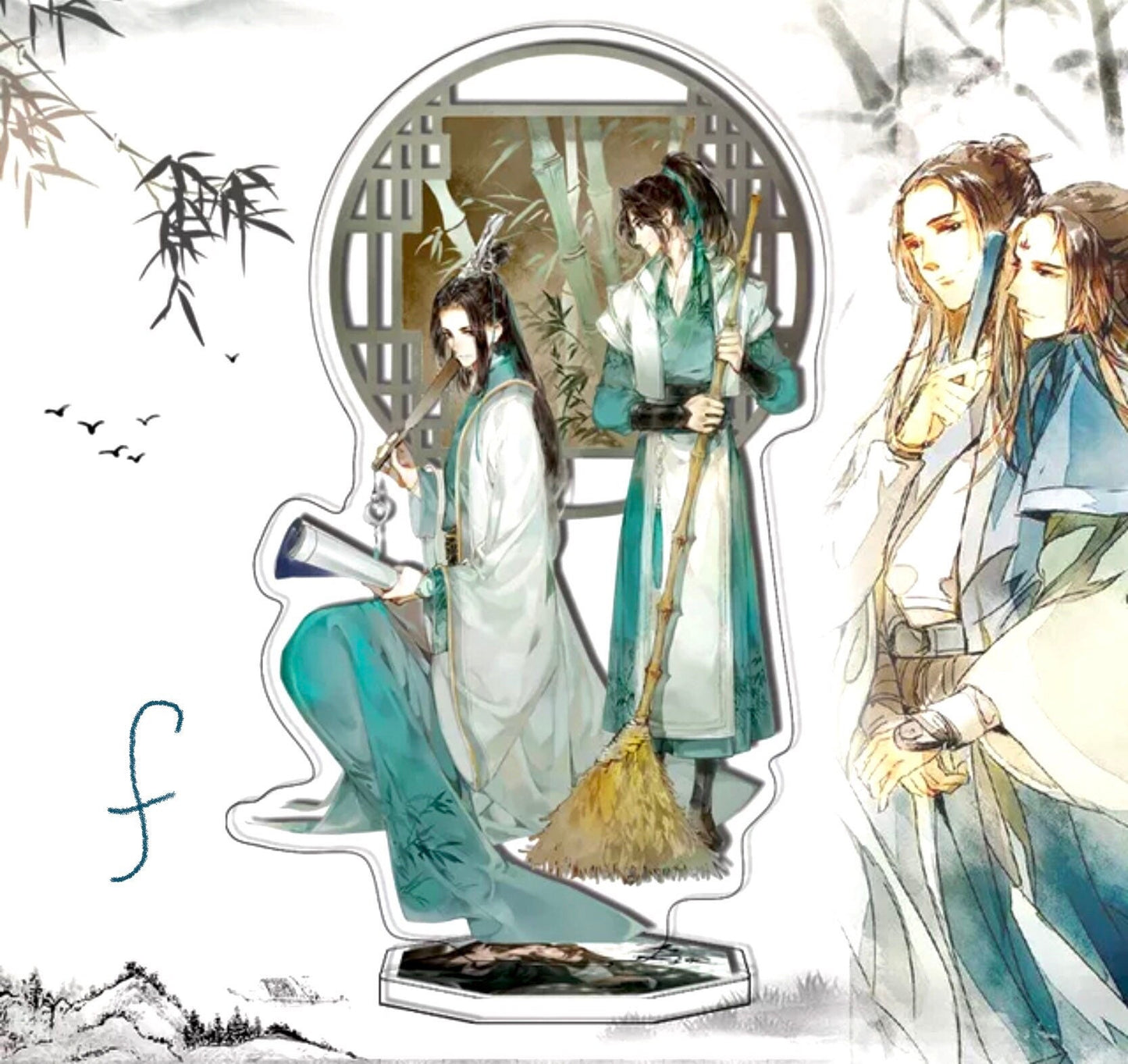 New Scumbag acrylic stands! SVSSS BL anime danmei manhua gift Scum Villainās Self Saving System bingqiu Luo Binghe Sheng Qingqiu MXTX C248