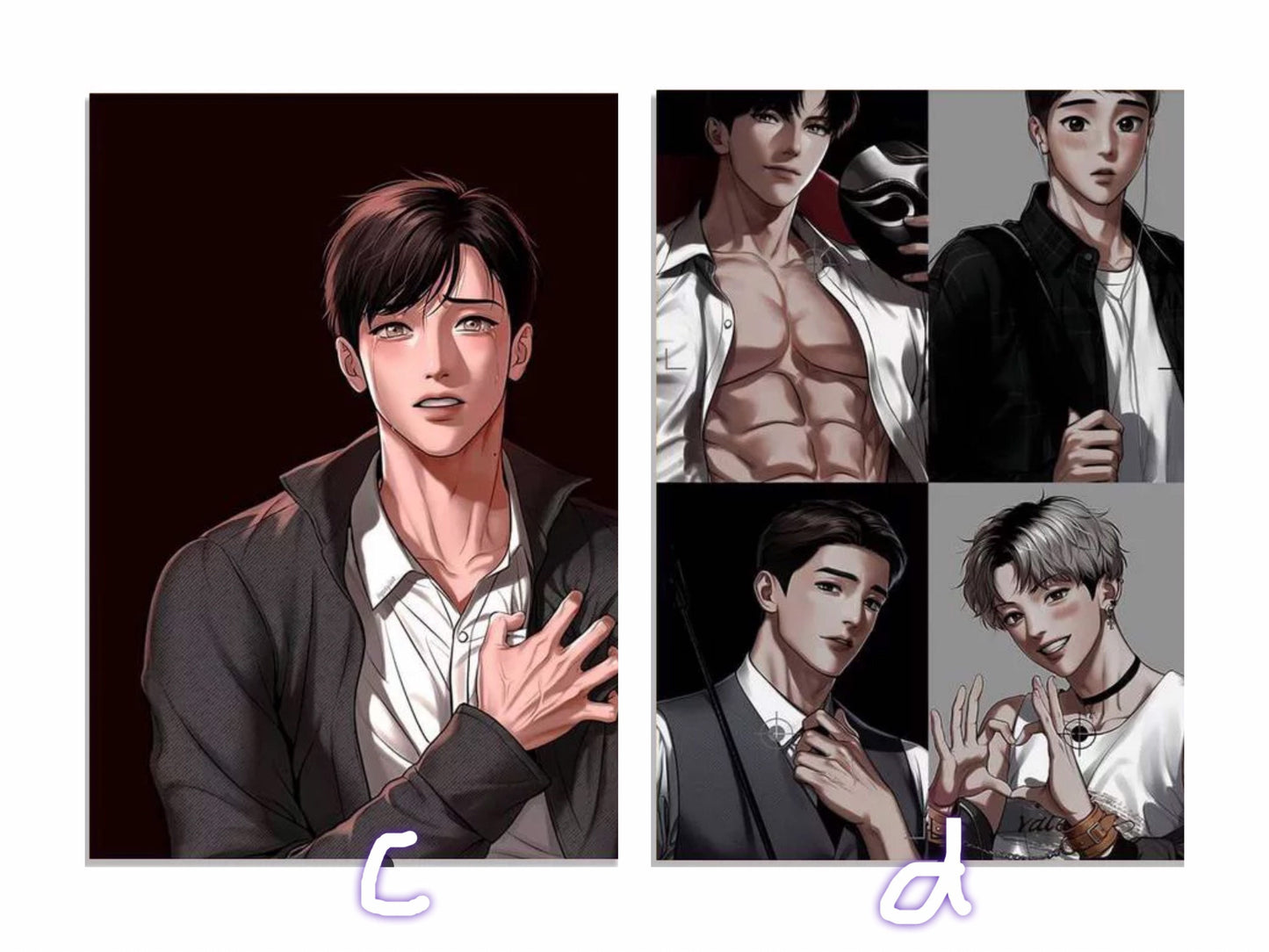 BJ Alex yaoi Anime Poster Classic Anime Canvas Wall Art Pictures HD Print Murals Popular BL Manga Canvas Painting Girl Room C250