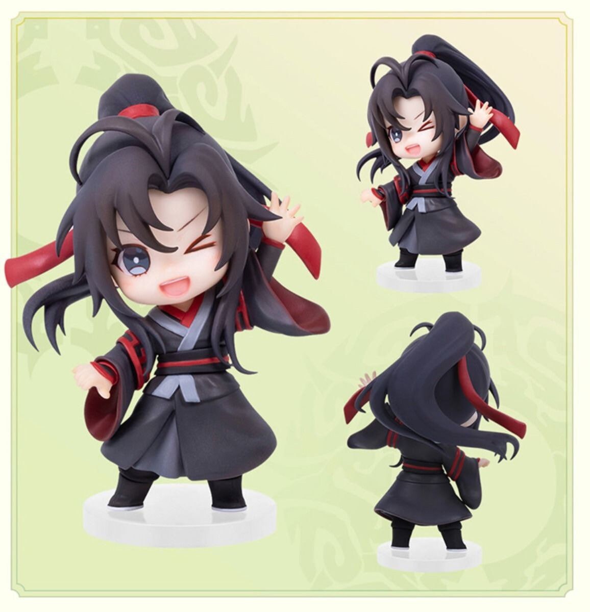 Mo Dao Zu Shi couple set! Chibi figures Wei Wuxian Lan Wangji MDZS fan gift Grandmaster of demonic cultivation founder of Diabolism C001