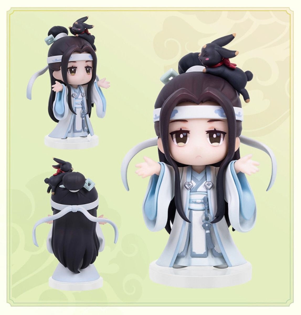 Mo Dao Zu Shi couple set! Chibi figures Wei Wuxian Lan Wangji MDZS fan gift Grandmaster of demonic cultivation founder of Diabolism C001