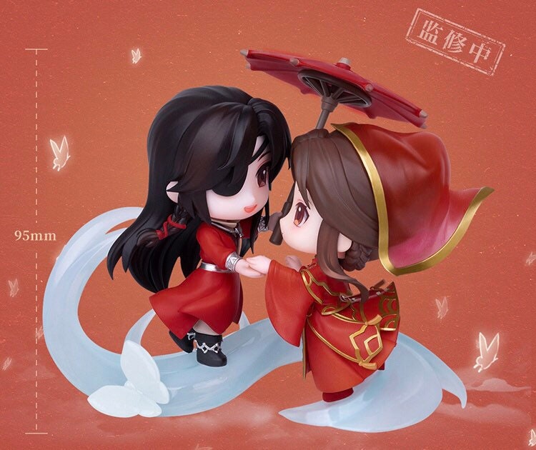 Heaven Official's Blessing couple set! Chibi figures Xie Lian Hua Cheng TGCF fan gift C265