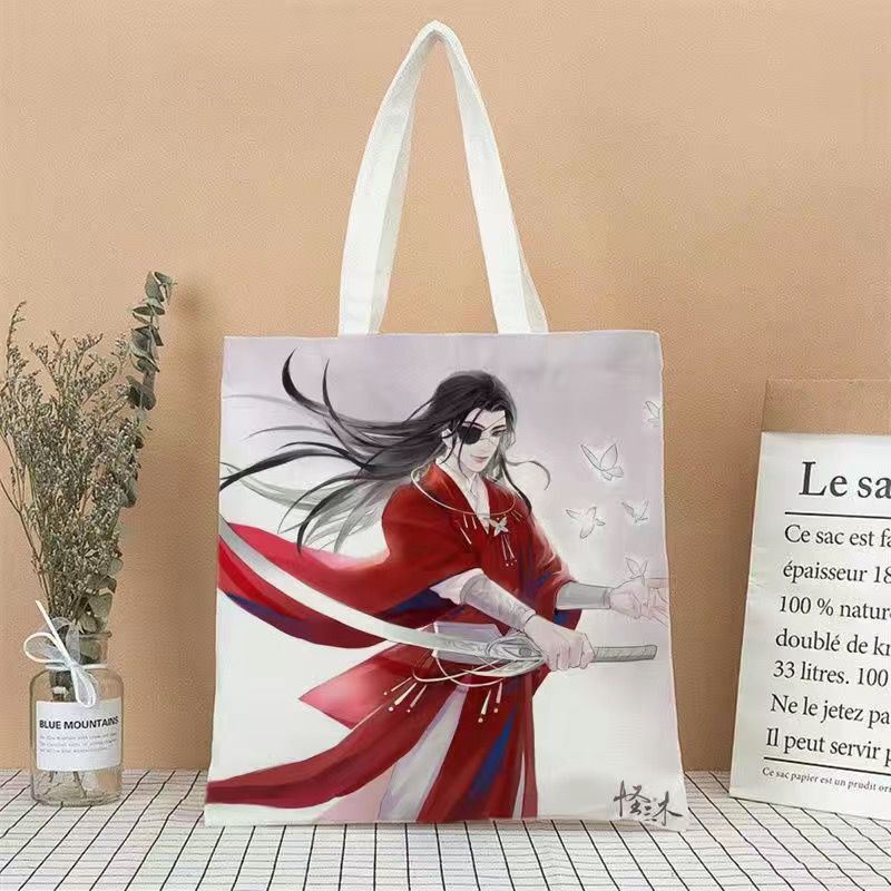 Heaven Official’s Blessing Totebag! Tian Guan Ci Fu Hua Cheng Xie Lian Canvas Shopping Bag CD418