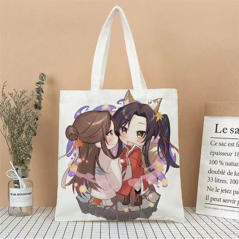 Heaven Official’s Blessing Totebag! Tian Guan Ci Fu Hua Cheng Xie Lian Canvas Shopping Bag CD418