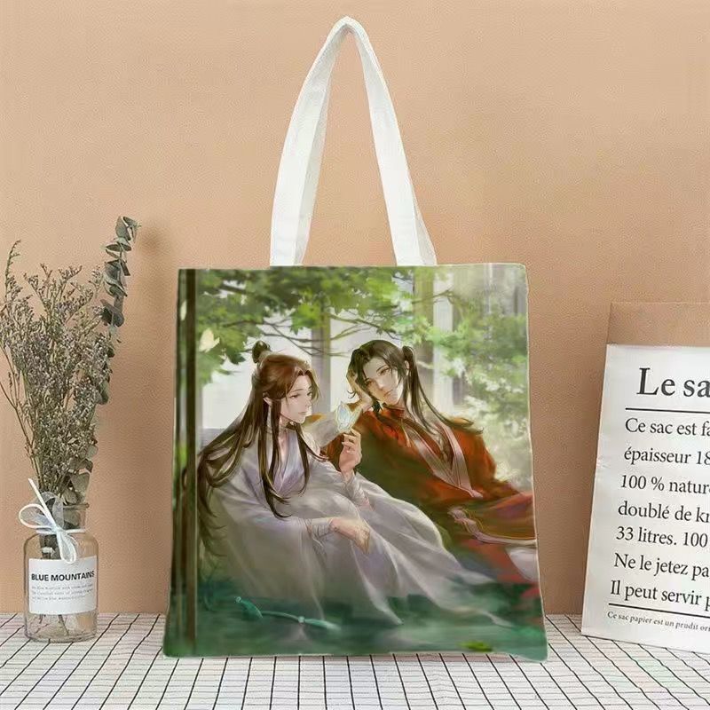 Heaven Official’s Blessing Totebag! Tian Guan Ci Fu Hua Cheng Xie Lian Canvas Shopping Bag CD418