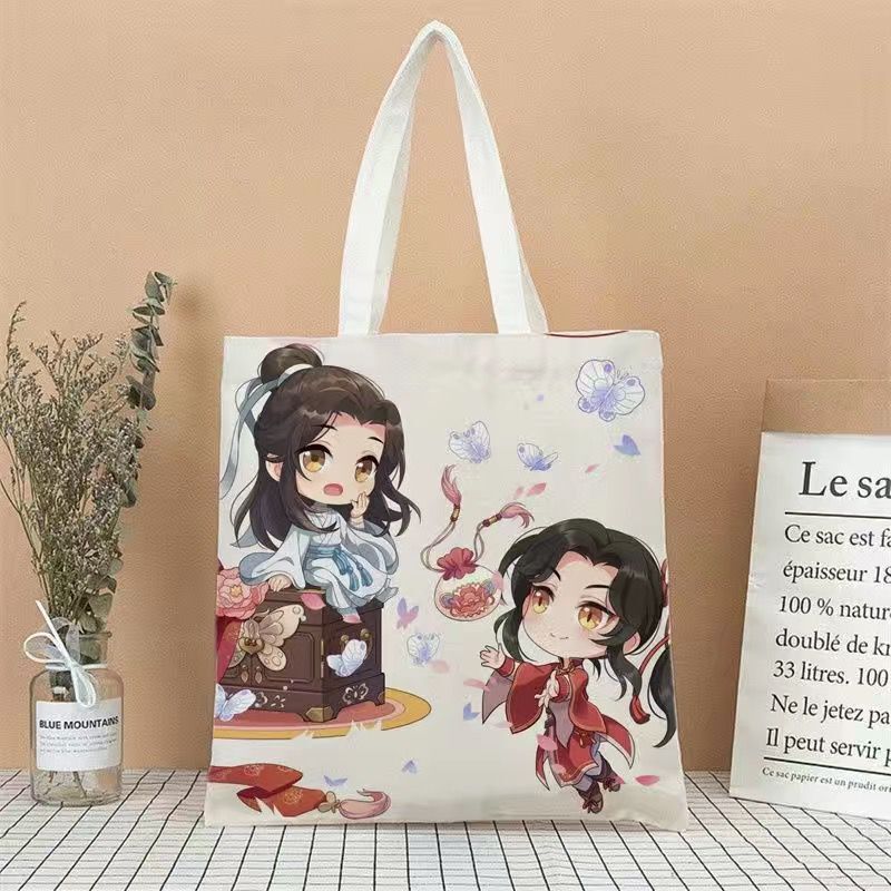 Heaven Official’s Blessing Totebag! Tian Guan Ci Fu Hua Cheng Xie Lian Canvas Shopping Bag CD418