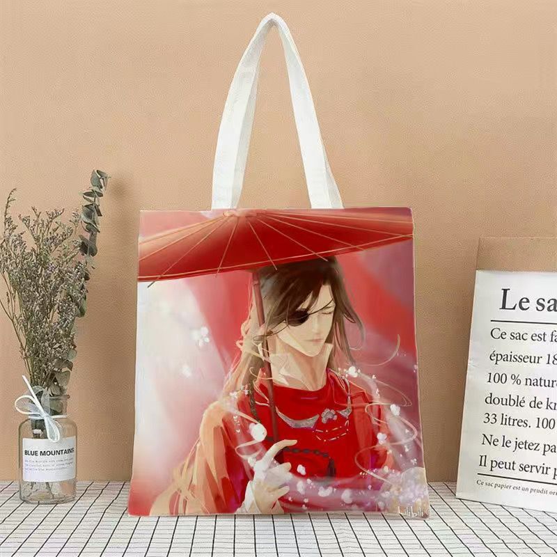 Heaven Official’s Blessing Totebag! Tian Guan Ci Fu Hua Cheng Xie Lian Canvas Shopping Bag CD418