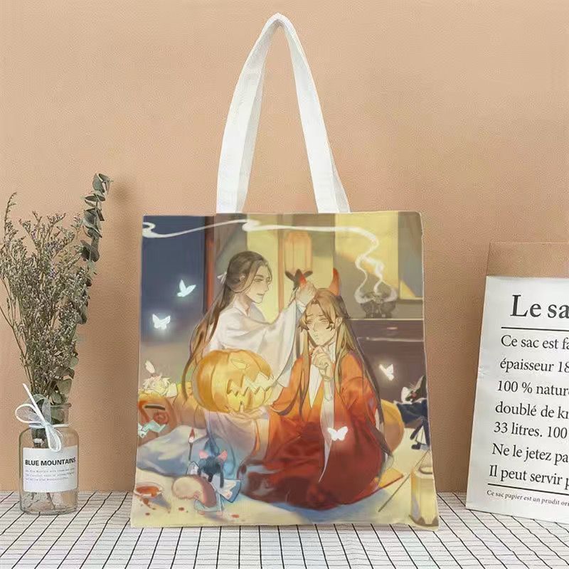 Heaven Official’s Blessing Totebag! Tian Guan Ci Fu Hua Cheng Xie Lian Canvas Shopping Bag CD418