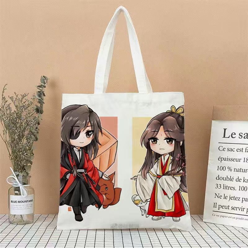 Heaven Official’s Blessing Totebag! Tian Guan Ci Fu Hua Cheng Xie Lian Canvas Shopping Bag CD418