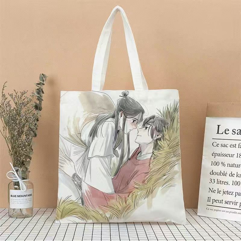 Heaven Official’s Blessing Totebag! Tian Guan Ci Fu Hua Cheng Xie Lian Canvas Shopping Bag CD418