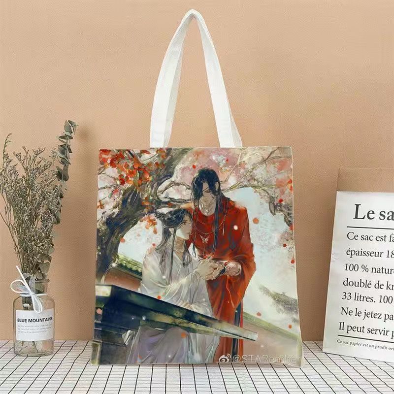 Heaven Official’s Blessing Totebag! Tian Guan Ci Fu Hua Cheng Xie Lian Canvas Shopping Bag CD418