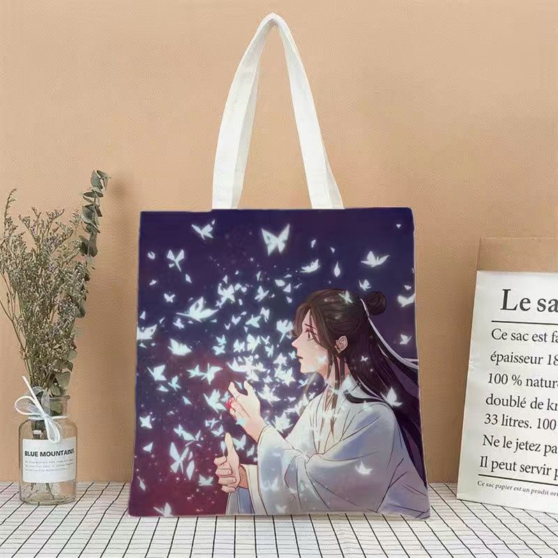 Heaven Official’s Blessing Totebag! Tian Guan Ci Fu Hua Cheng Xie Lian Canvas Shopping Bag CD418