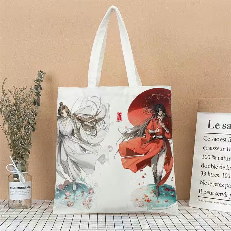 Heaven Official’s Blessing Totebag! Tian Guan Ci Fu Hua Cheng Xie Lian Canvas Shopping Bag CD418