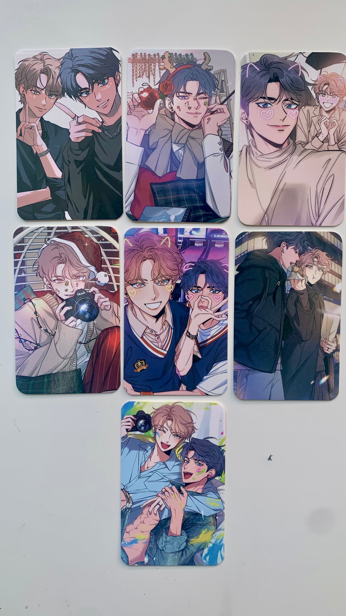 16pc/set Korean Manhwa Sketch Lomo Card Cui Yijing Li Tongbin Mini Postcard Photo Cards Fans Collection Photocards Gift CD595