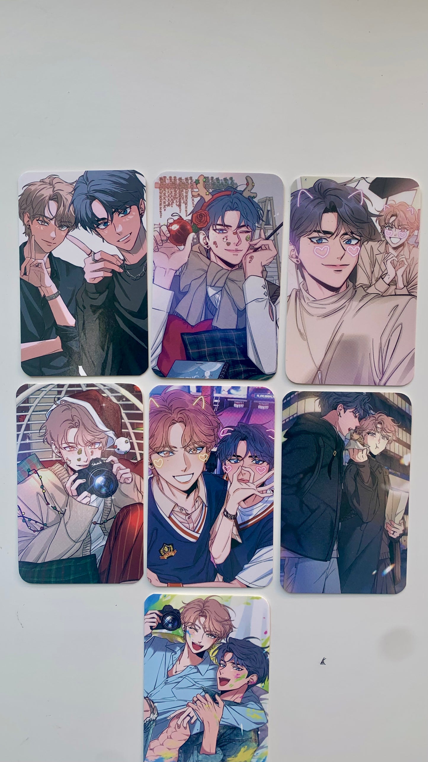 16pc/set Korean Manhwa Sketch Lomo Card Cui Yijing Li Tongbin Mini Postcard Photo Cards Fans Collection Photocards Gift CD595