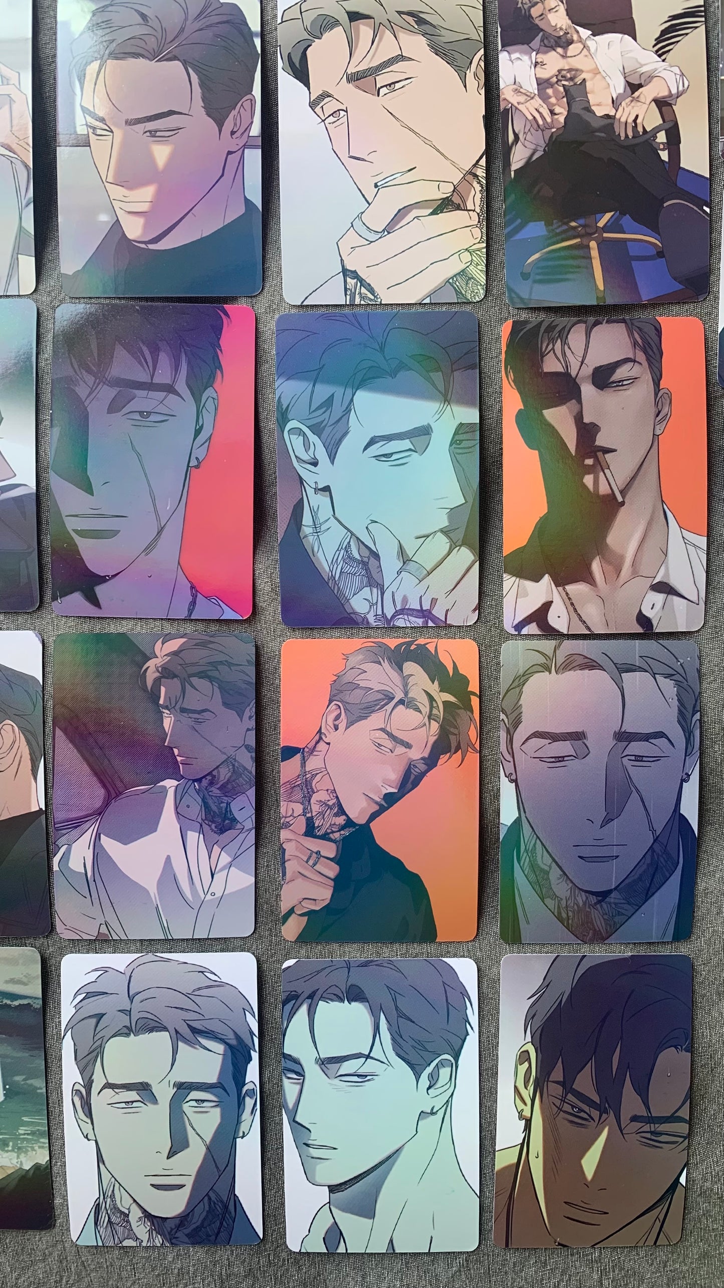 Wet Sand 55pc Laser Lomo cards  Yaoi  Korean Manhwa BL manga C127