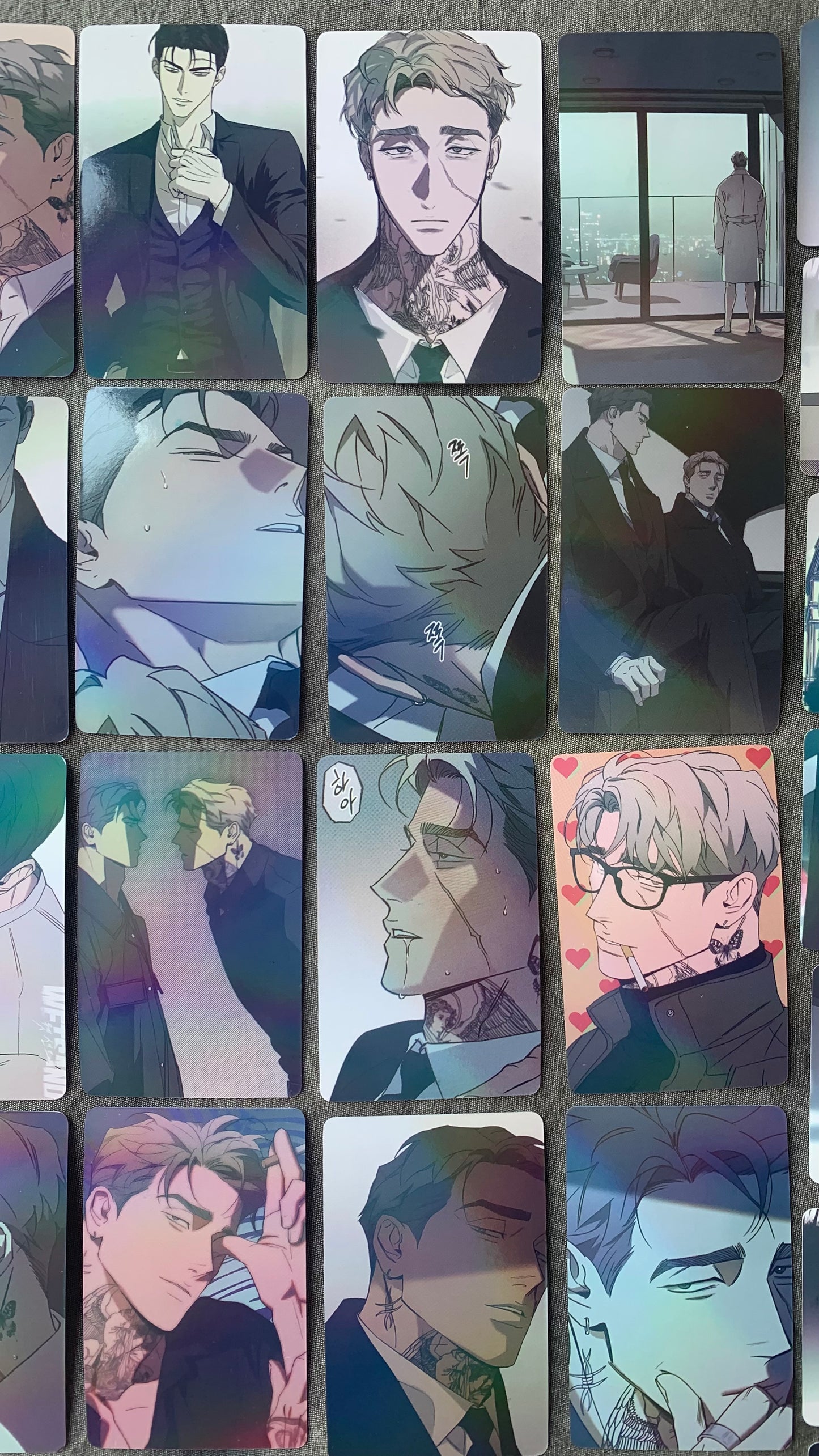 Wet Sand 55pc Laser Lomo cards  Yaoi  Korean Manhwa BL manga C127