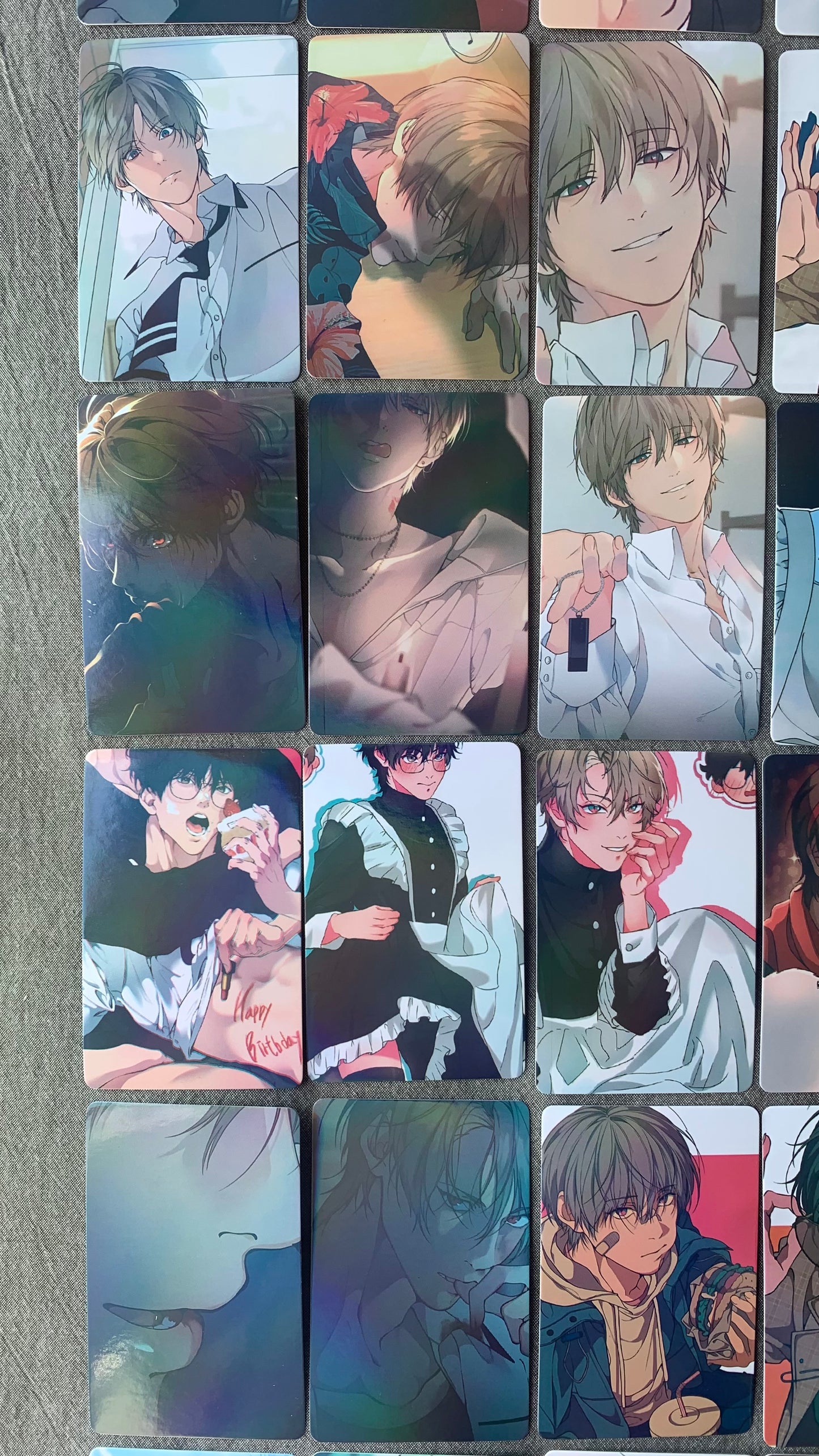 Lost in the Cloud 55pc Laser Lomo cards Yeon Skylar Baek Cirrus Yaoi  Korean Manhwa BL manga C130