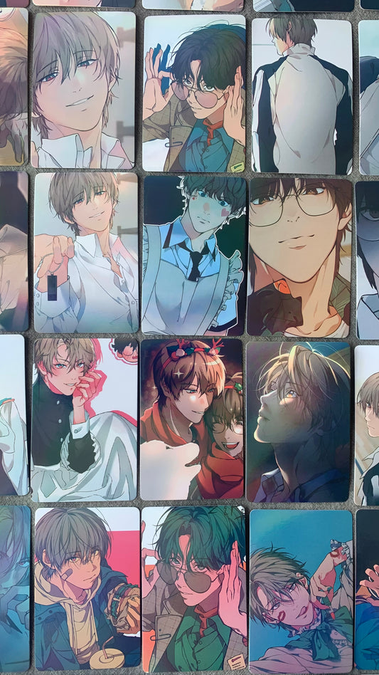 Lost in the Cloud 55pc Laser Lomo cards Yeon Skylar Baek Cirrus Yaoi  Korean Manhwa BL manga C130