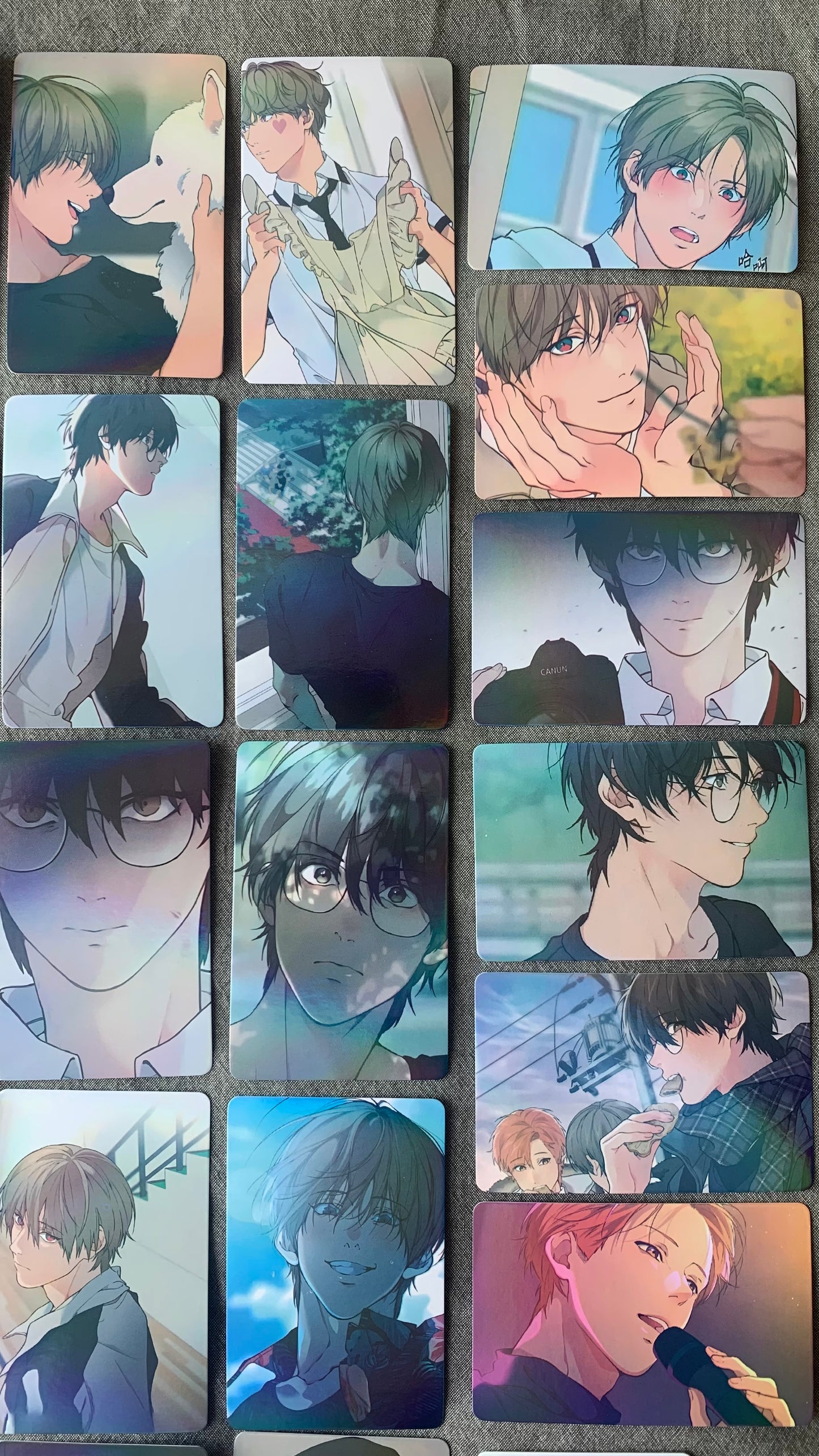 Lost in the Cloud 55pc Laser Lomo cards Yeon Skylar Baek Cirrus Yaoi  Korean Manhwa BL manga C130