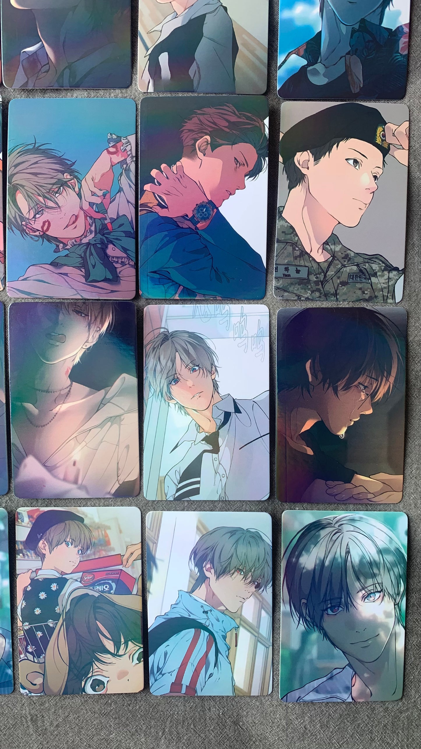 Lost in the Cloud 55pc Laser Lomo cards Yeon Skylar Baek Cirrus Yaoi  Korean Manhwa BL manga C130