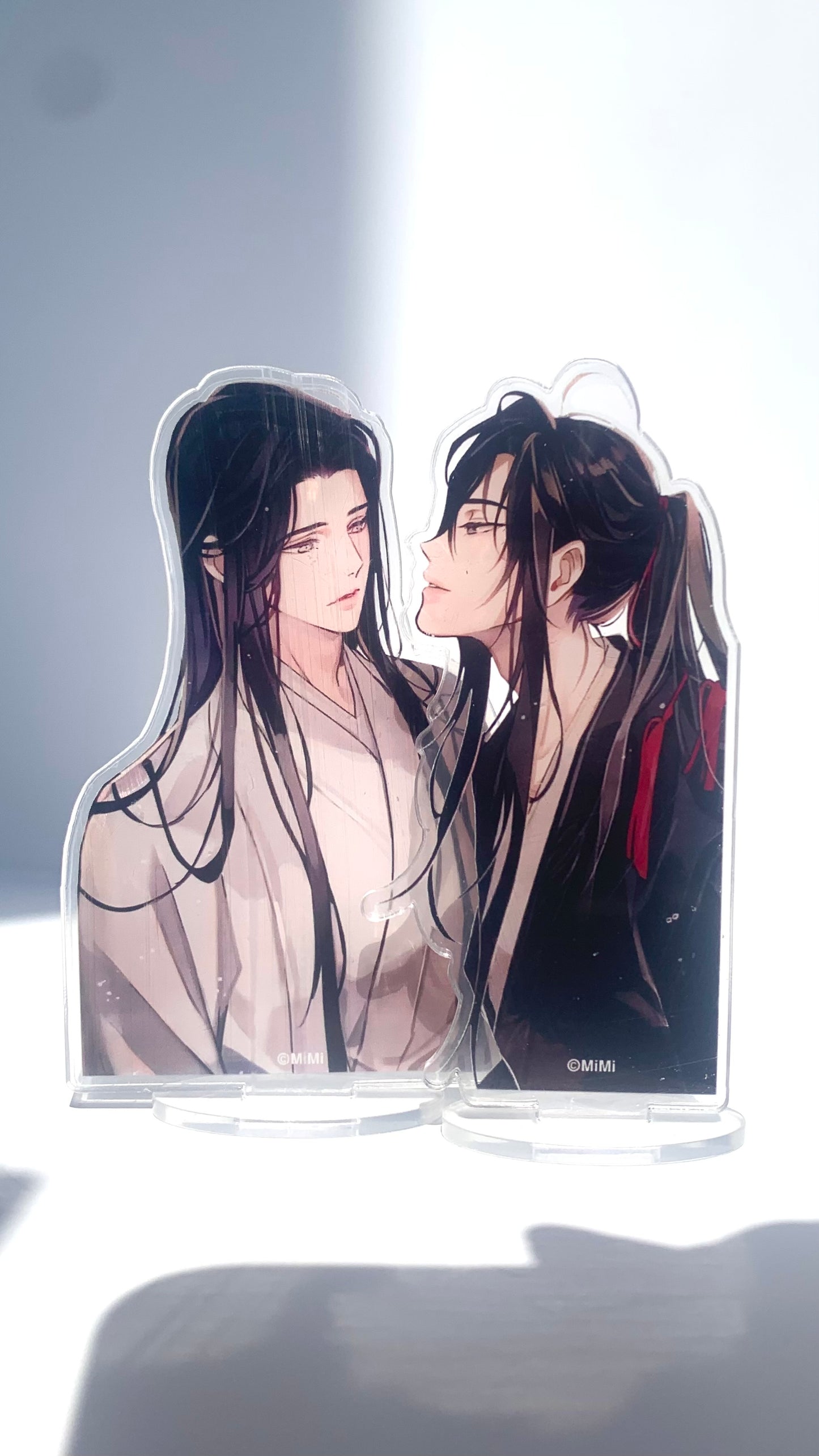 MDZS couple set acrylic standees, Wei Wuxian Lan Wangji Danmei gift BL wangxian Grandmaster of demonic cultivation founder Diabolism C154