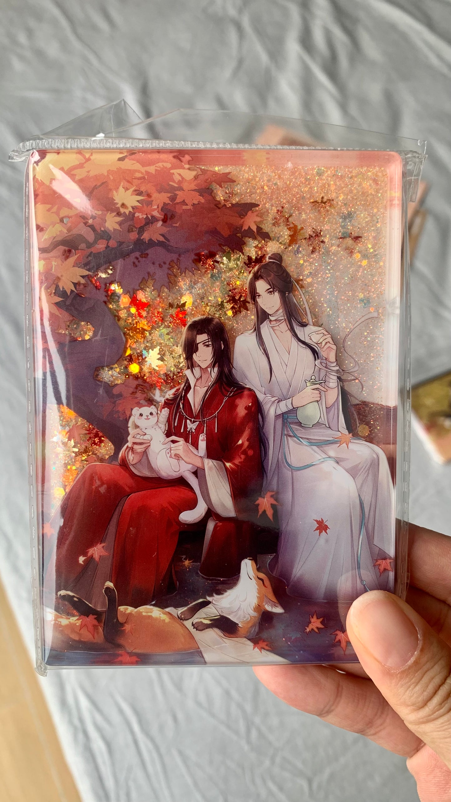 TGCF badges and quicksand block Bilibili Official yaoi anime fan gifts Tian Guan Ci Fu Xie Lian Hua cheng Heaven Official’s blessing C155