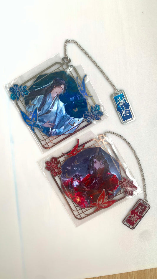 TGCF metal bookmarks Bilibili Official yaoi anime fan gifts Tian Guan Ci Fu Xie Lian Hua cheng Heaven Official’s blessing C157