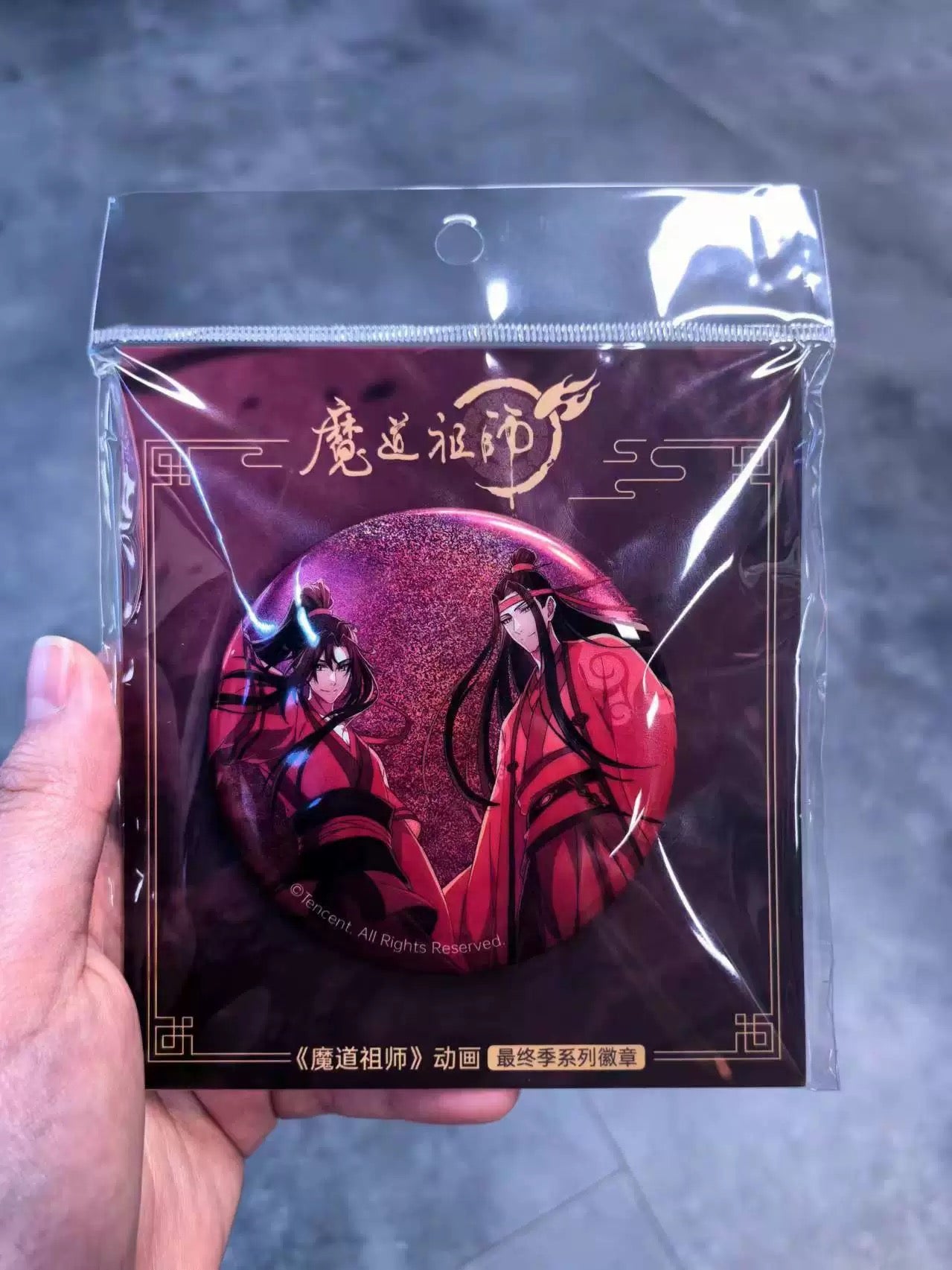 Mo Dao Zu Shi badges - Wei Wuxian Lan Wangji MDZS fan art gift metal brooch C724