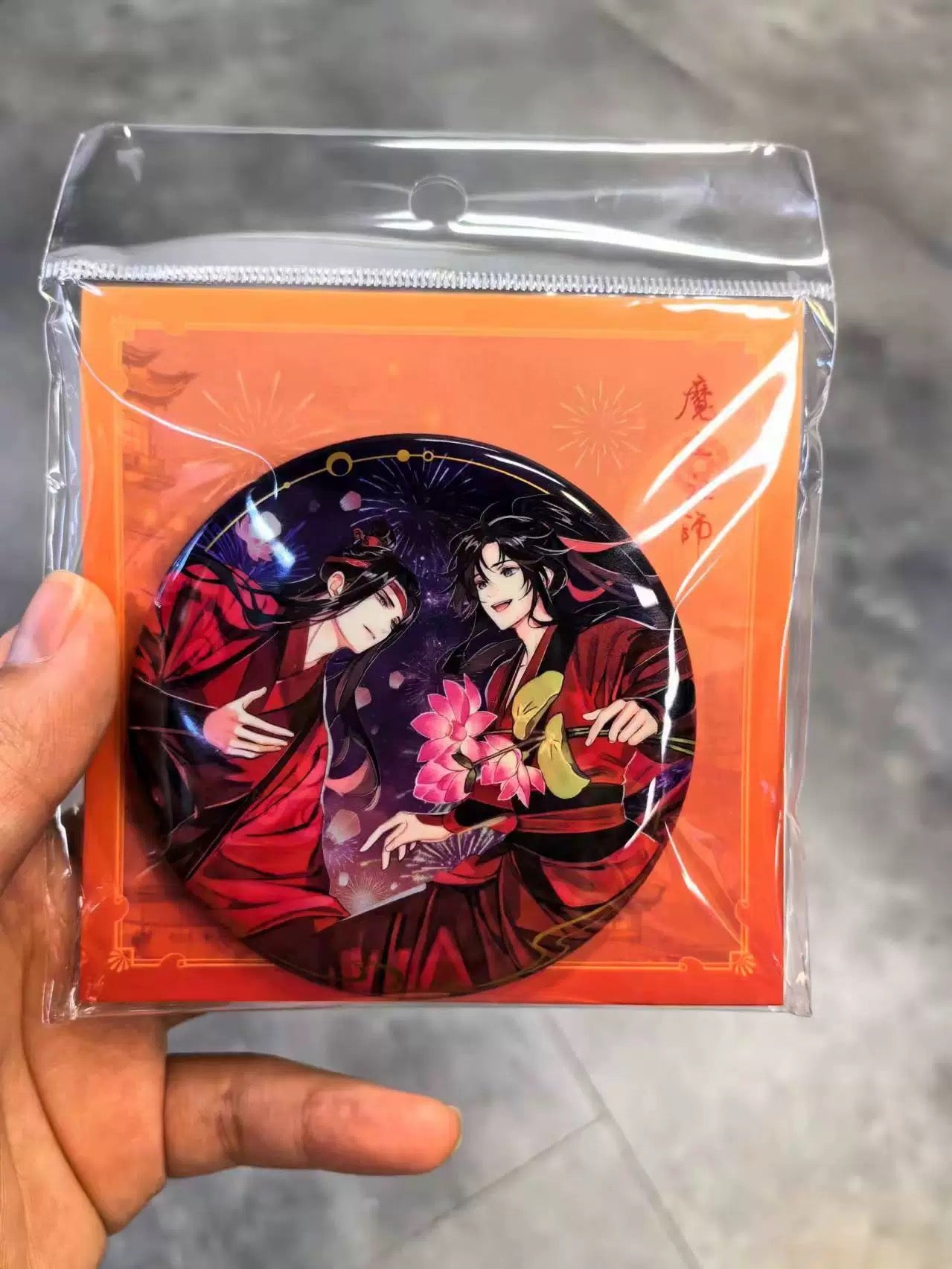 Mo Dao Zu Shi badges - Wei Wuxian Lan Wangji MDZS fan art gift metal brooch C724