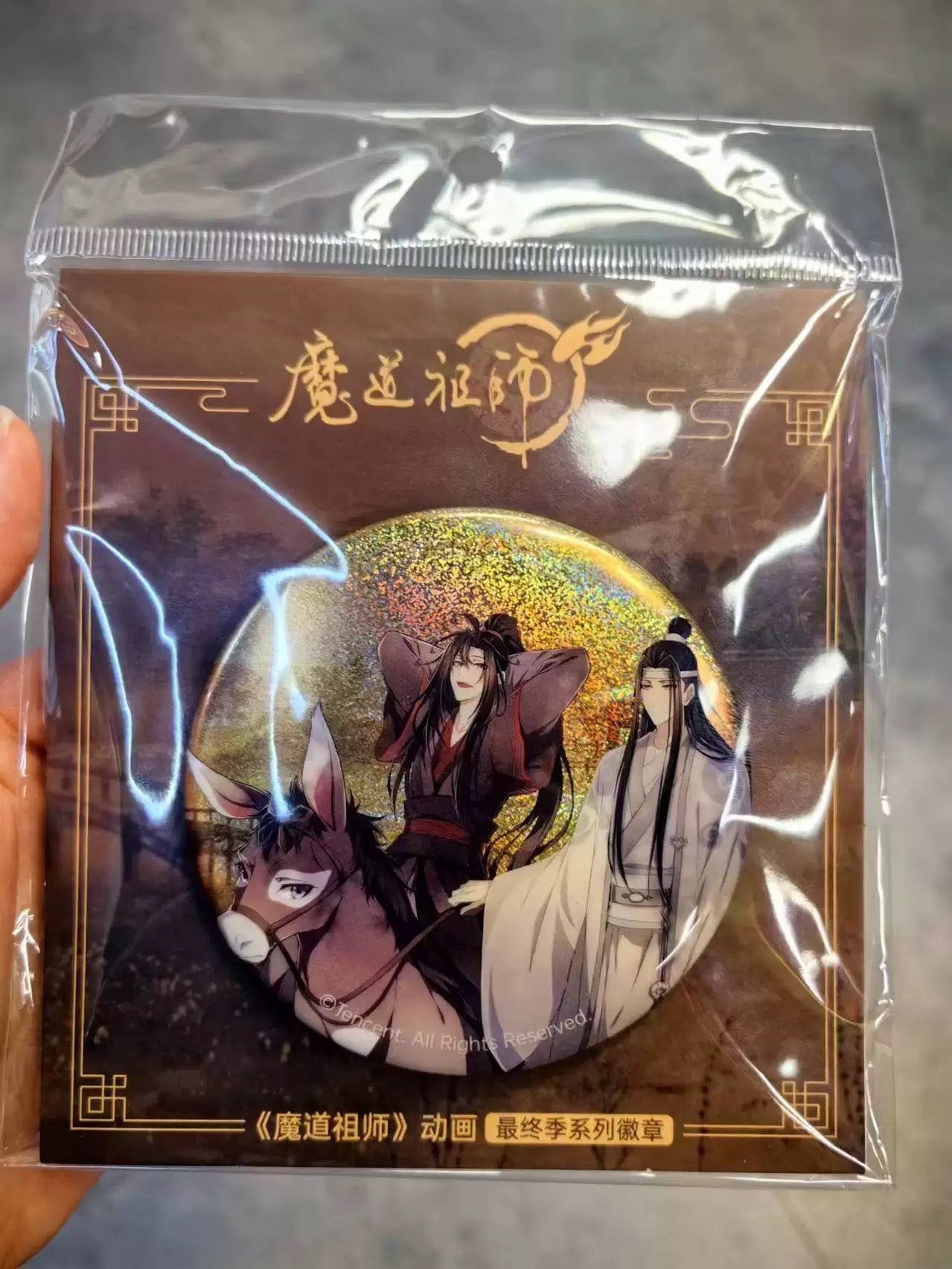 Mo Dao Zu Shi badges - Wei Wuxian Lan Wangji MDZS fan art gift metal brooch C724