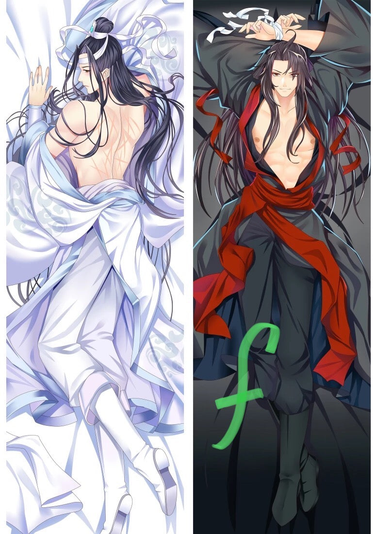 MDZS body pillow cover! fabric prints BL gift Mo Dao Zu Zhi Wei WuXian Lan wangji grandmaster of demonic cultivation MXTX pillow case C217