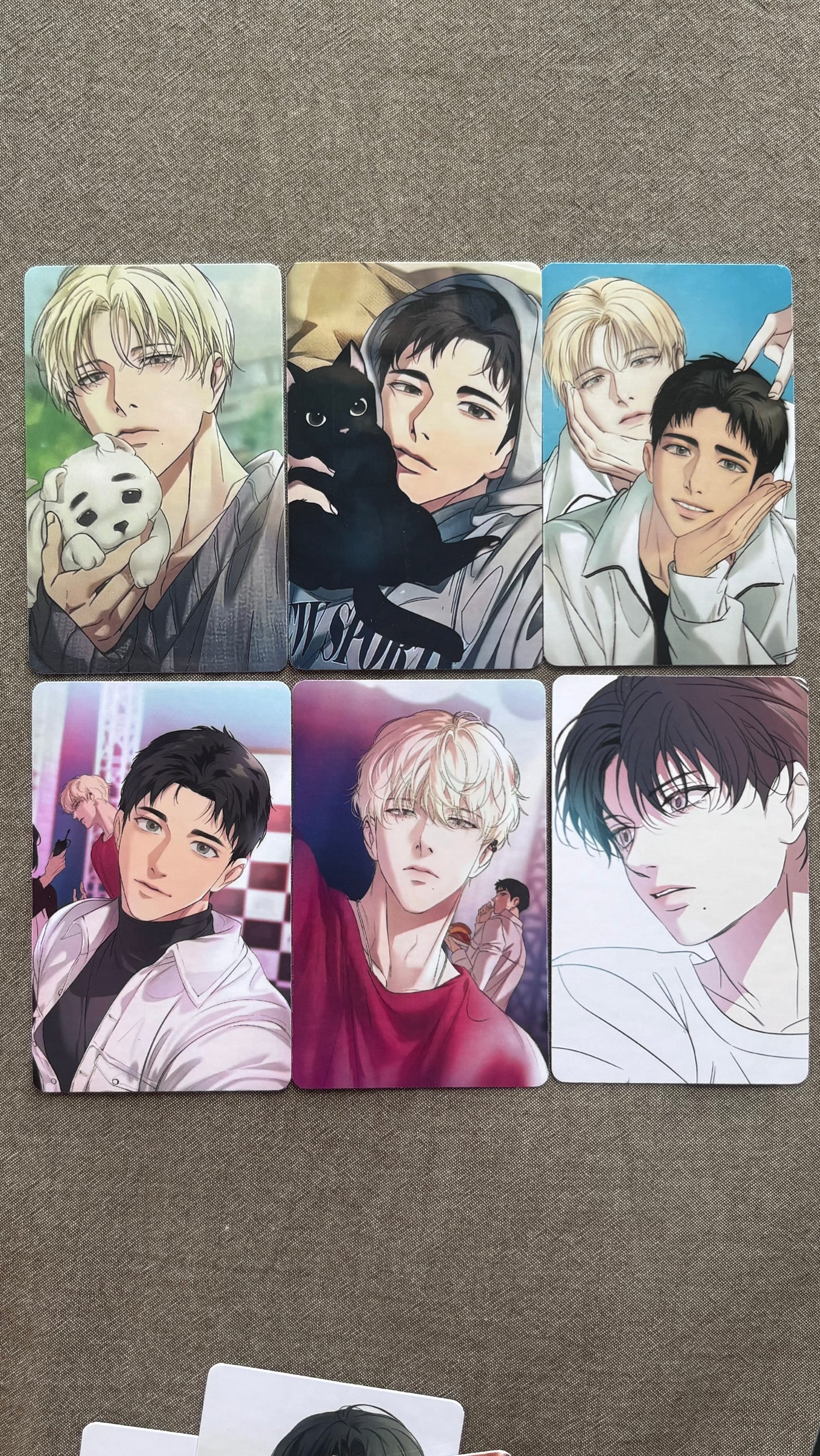 40pc/set Korean Manhwa Backlight Lomo Photocards Gift D069