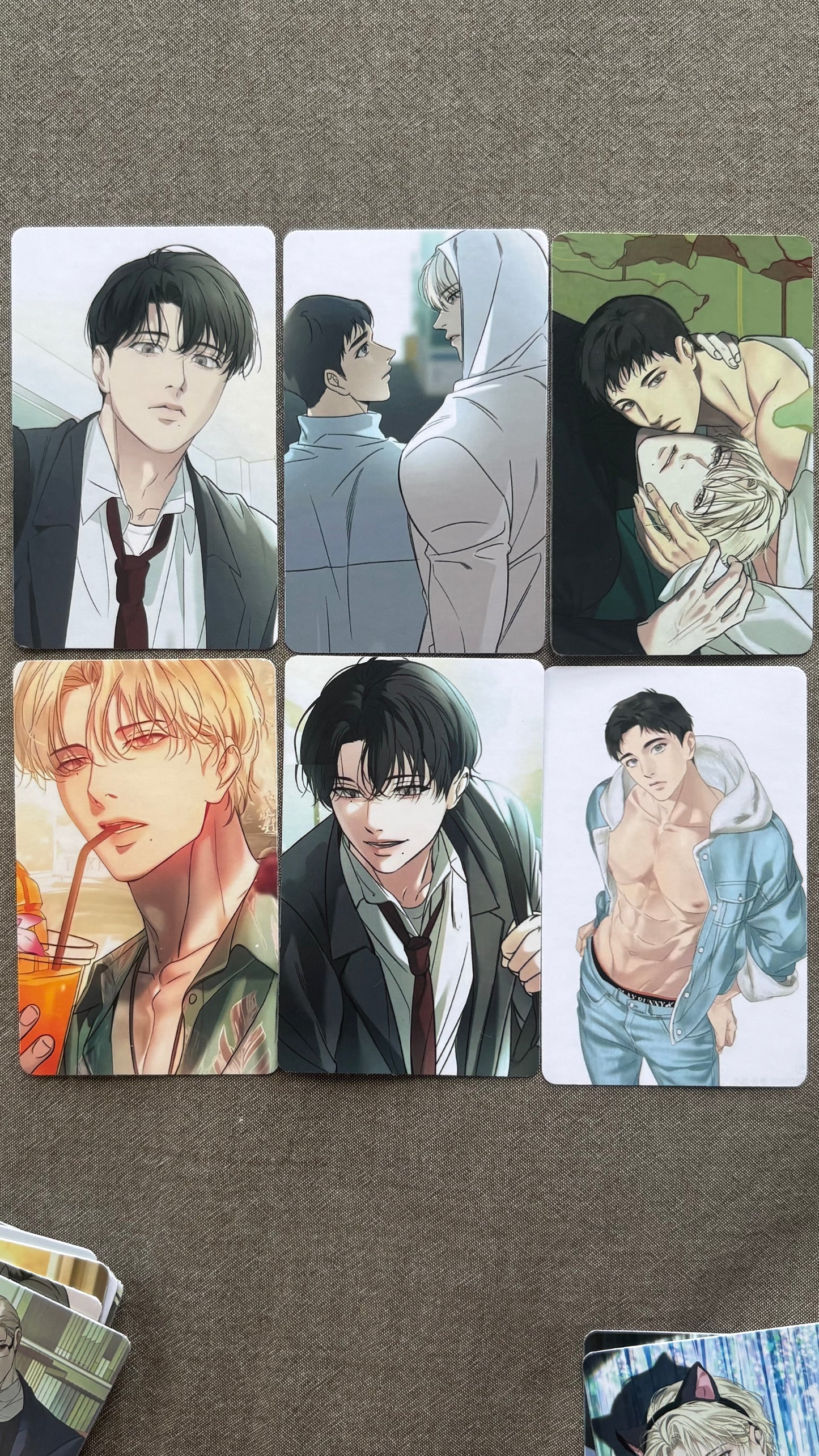 40pc/set Korean Manhwa Backlight Lomo Photocards Gift D069