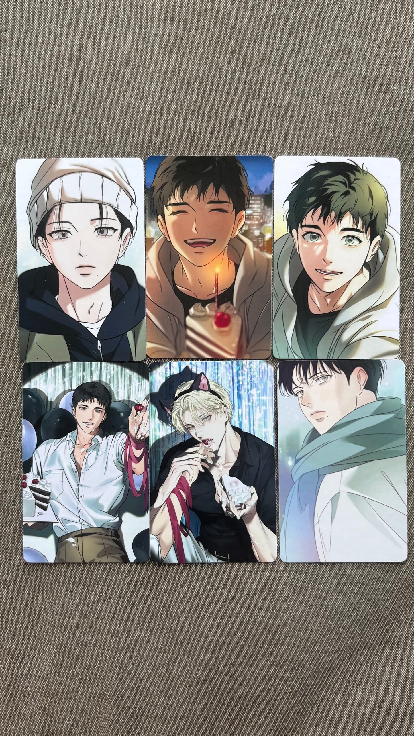 40pc/set Korean Manhwa Backlight Lomo Photocards Gift D069