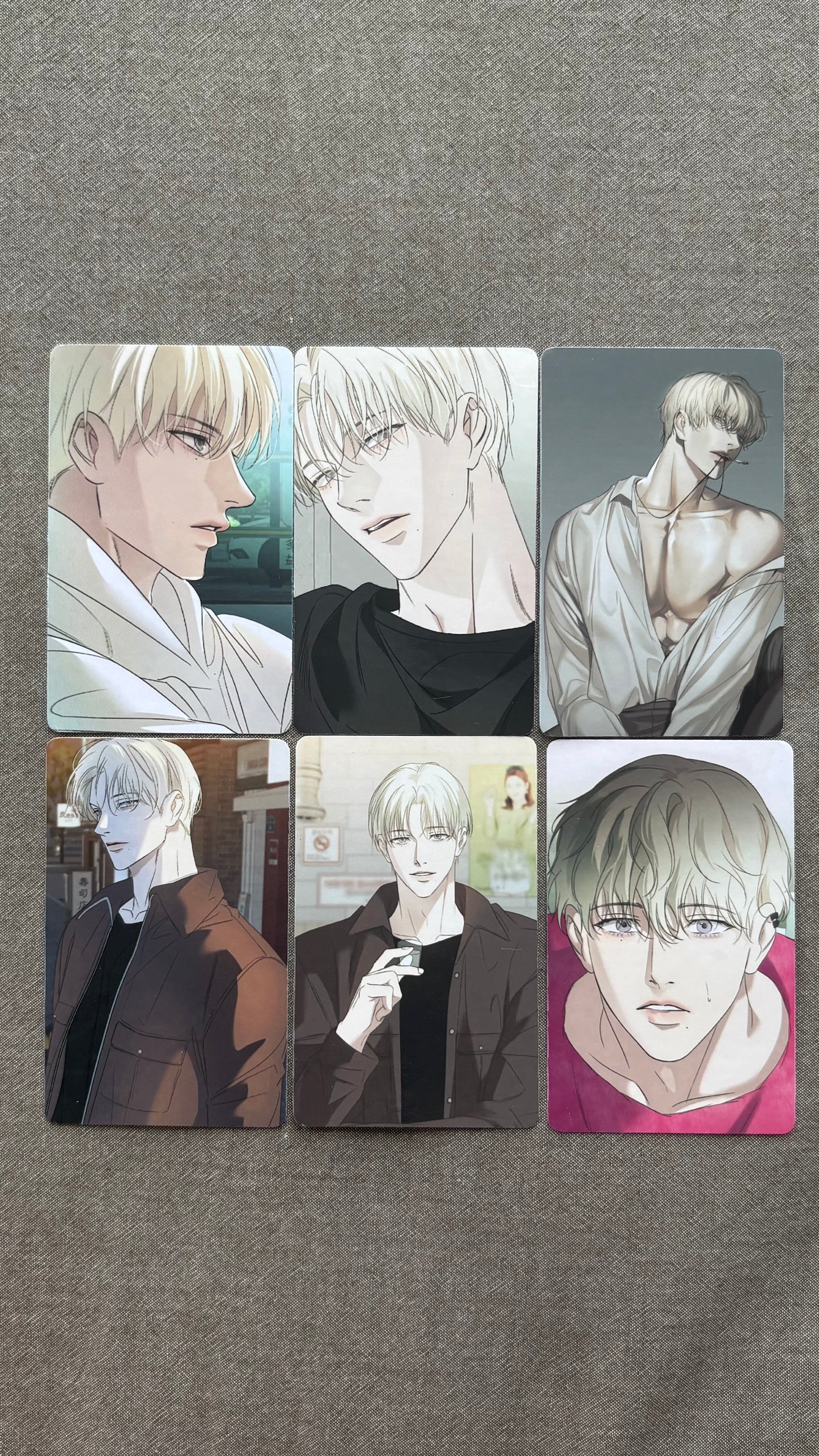 40pc/set Korean Manhwa Backlight Lomo Photocards Gift D069