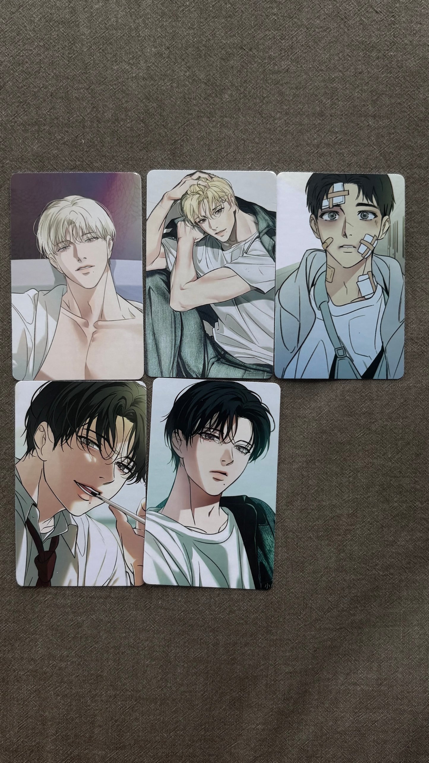 40pc/set Korean Manhwa Backlight Lomo Photocards Gift D069