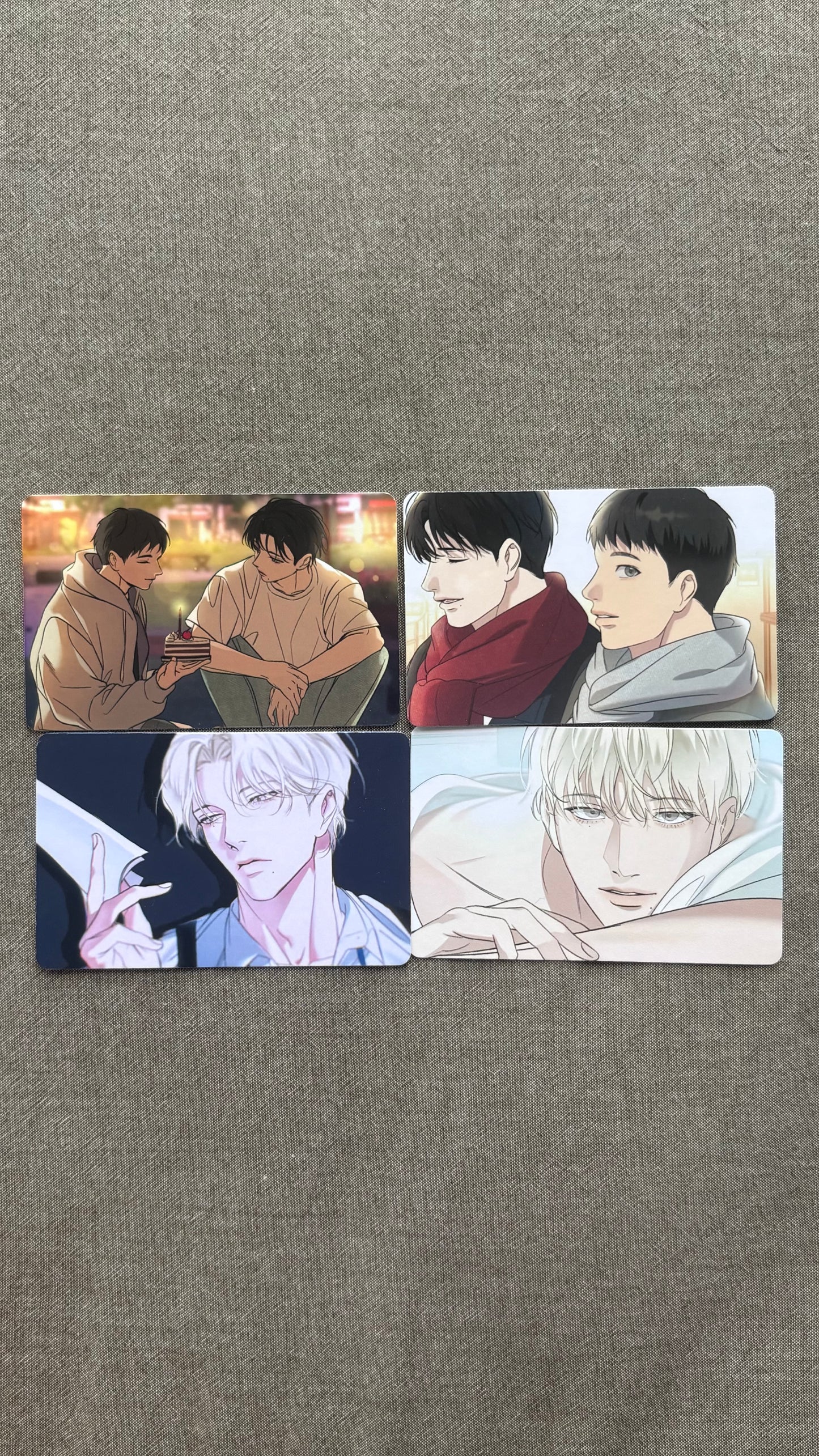 40pc/set Korean Manhwa Backlight Lomo Photocards Gift D069