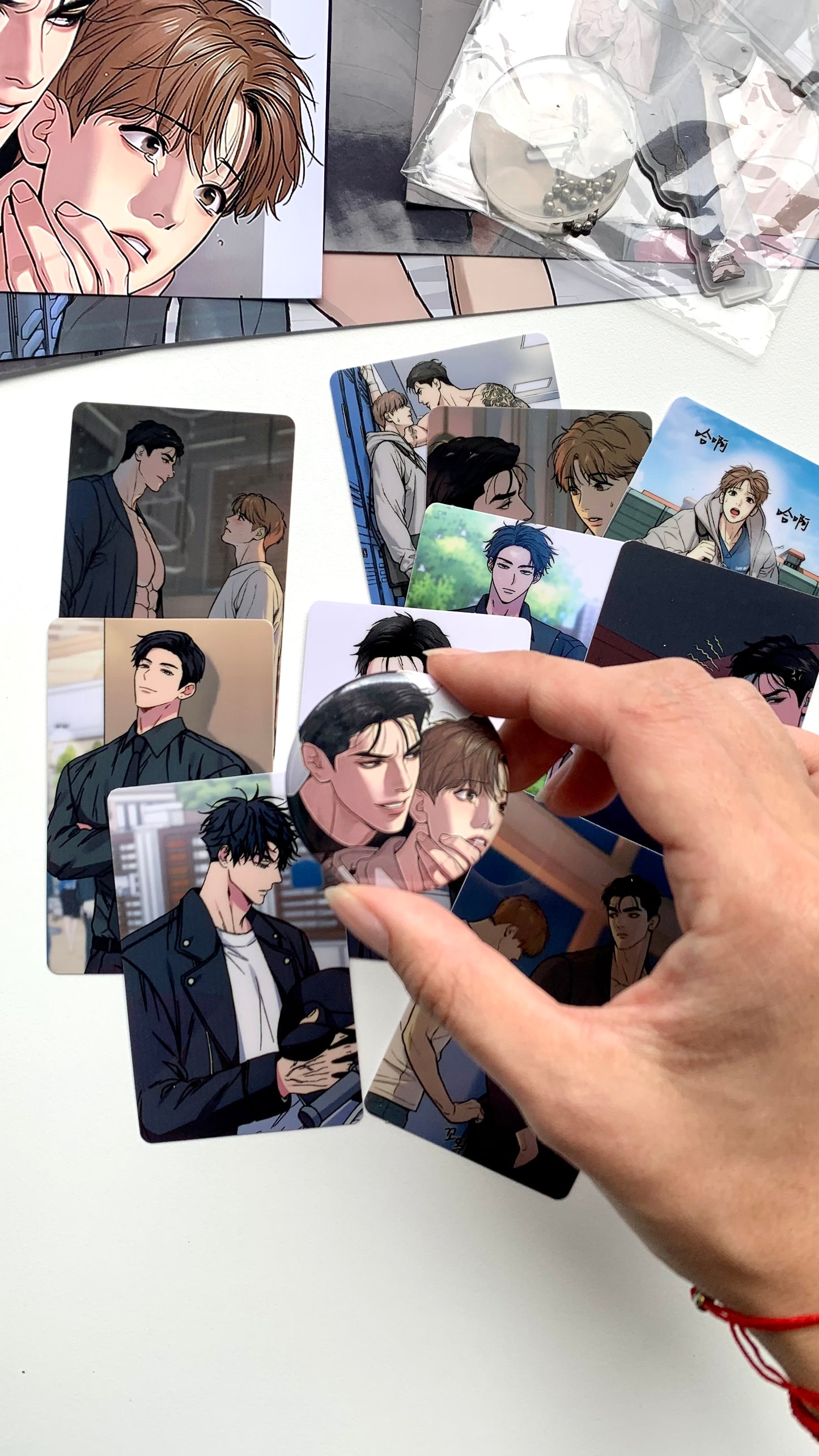 Jinx gift set! Album Posters Cards Badge HD Photos Mingwa Kim Dan Joo Jaekyung BL boyslove comic yaoi Korean manhua 징크스 BJ Alex C362