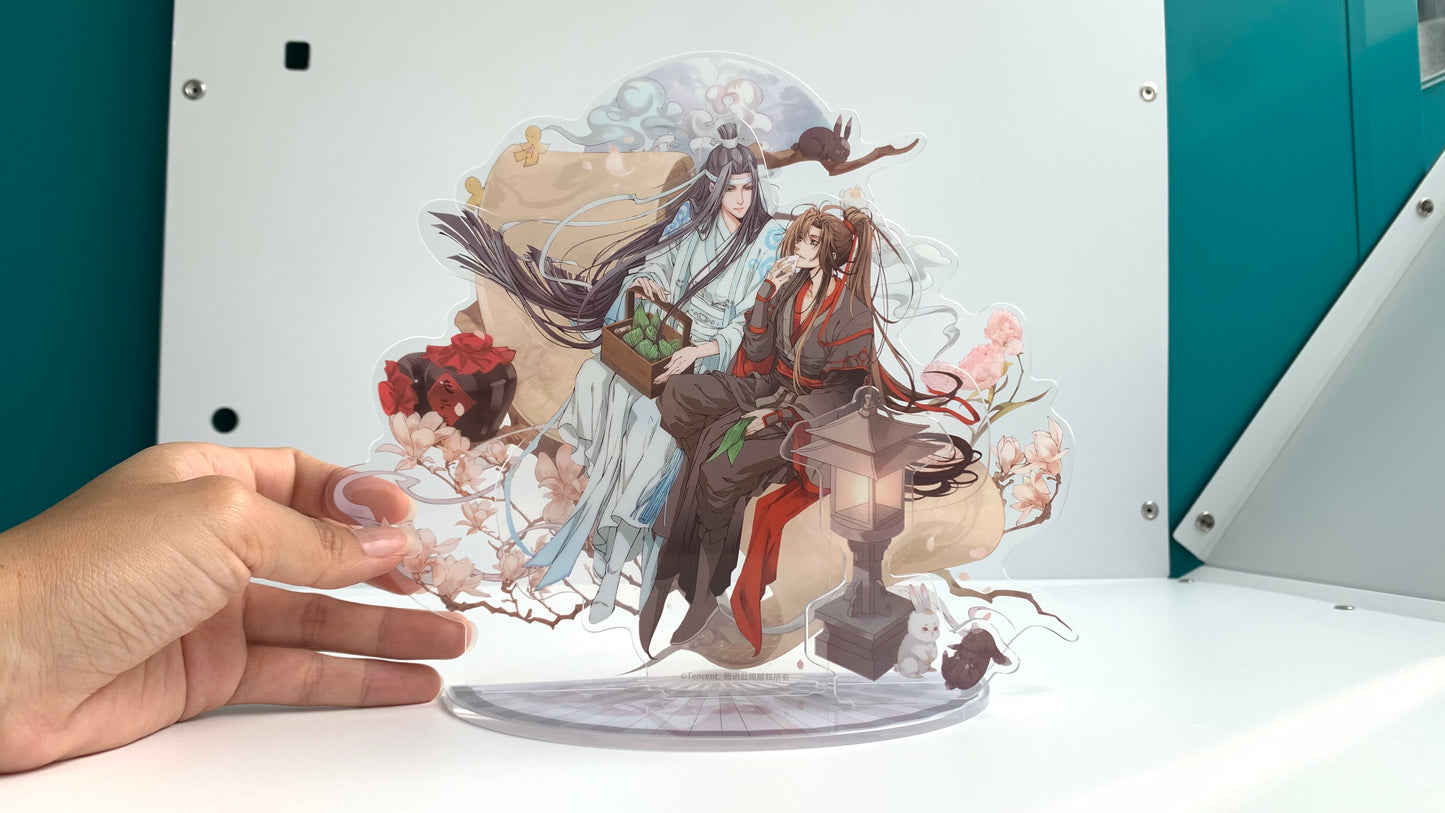 MDZS acrylic Stand Set! Wei Wuxian Lan Wangji danmei mo Dao Zu Shi Grandmaster of demonic cultivation Founder Diabolism M6B