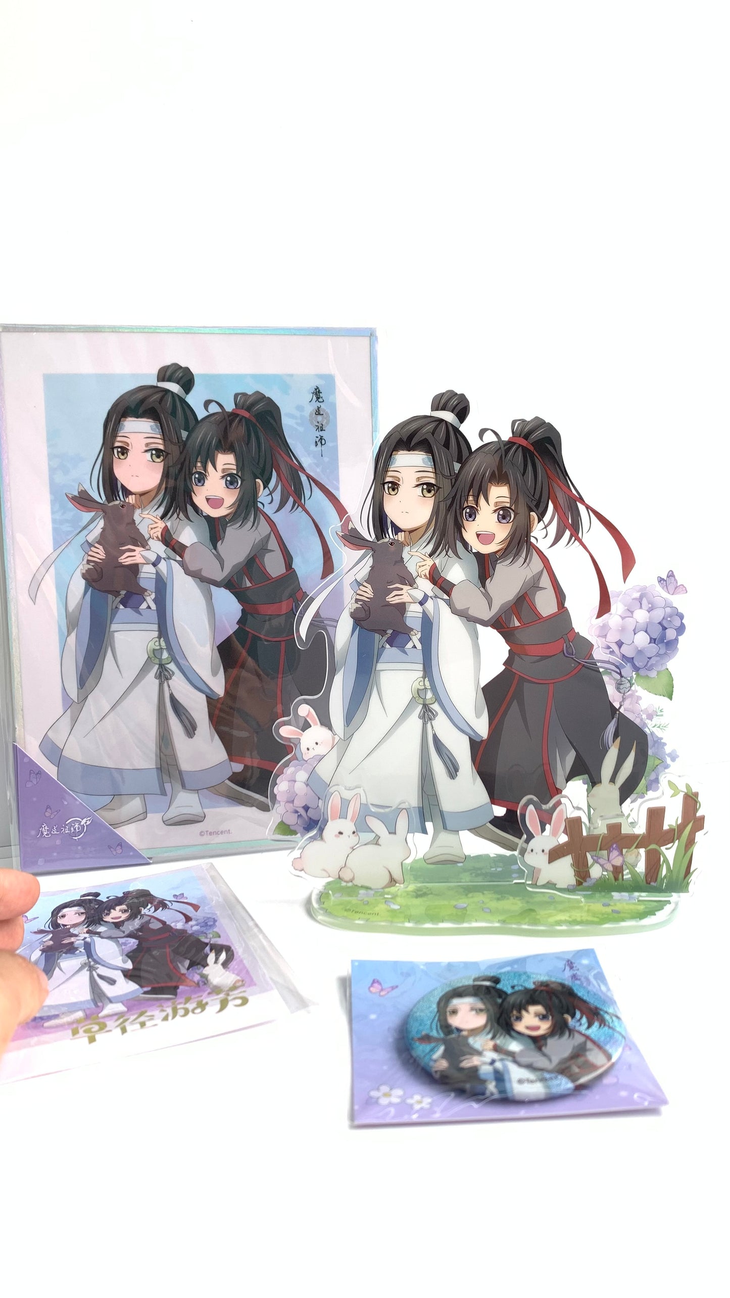 MDZS acrylic Stand Set! Wei Wuxian Lan Wangji danmei mo Dao Zu Shi Grandmaster of demonic cultivation Founder Diabolism M6E