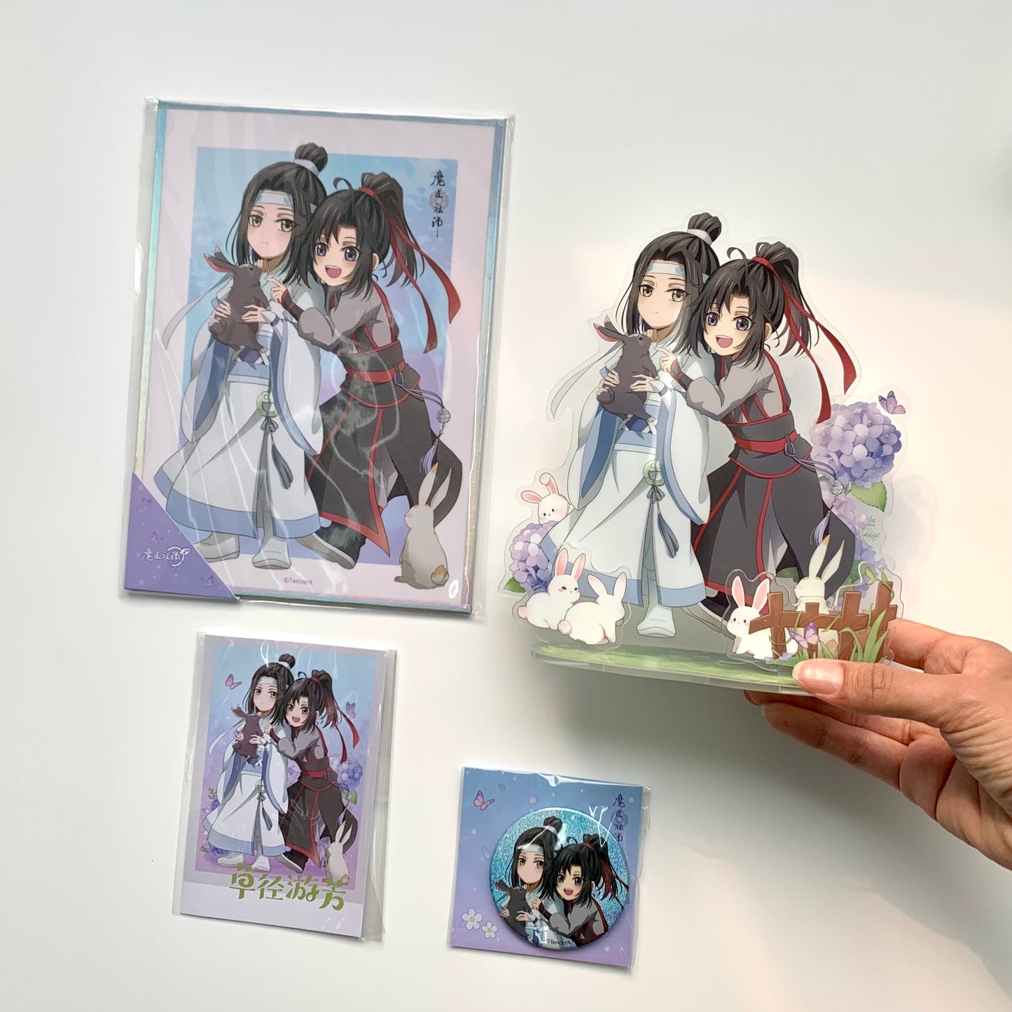 MDZS acrylic Stand Set! Wei Wuxian Lan Wangji danmei mo Dao Zu Shi Grandmaster of demonic cultivation Founder Diabolism M6E