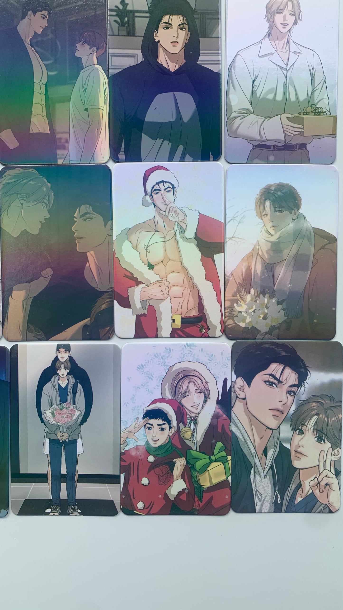 Jinx 55pc Laser cards Jaekyung Kim Dan Mingwa Manhwa Yaoi Korean Fan made lomo cards C087