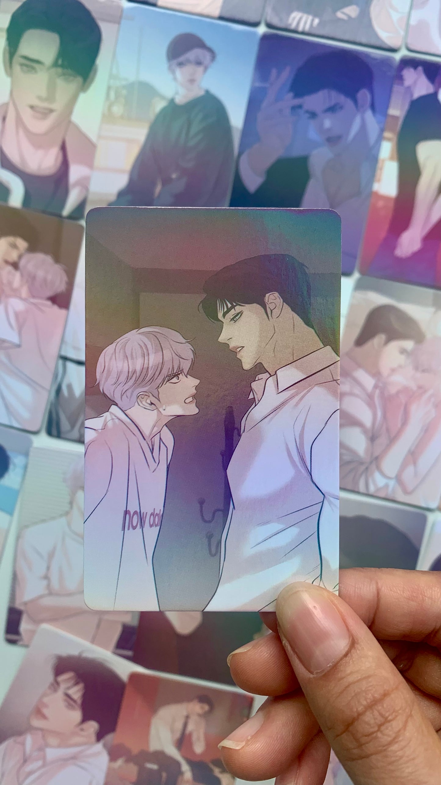 Pearl Boy 55pc Laser Lomo cards Kang Dooshik Jin Joosha Yaoi  Korean Manhwa BL manga C088