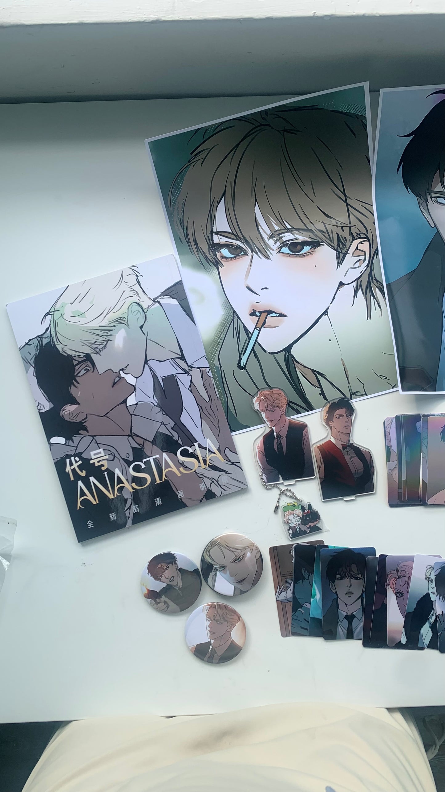 Codename Anastasia goodies set - Manhwa Yaoi BL manga merch Fan made C089