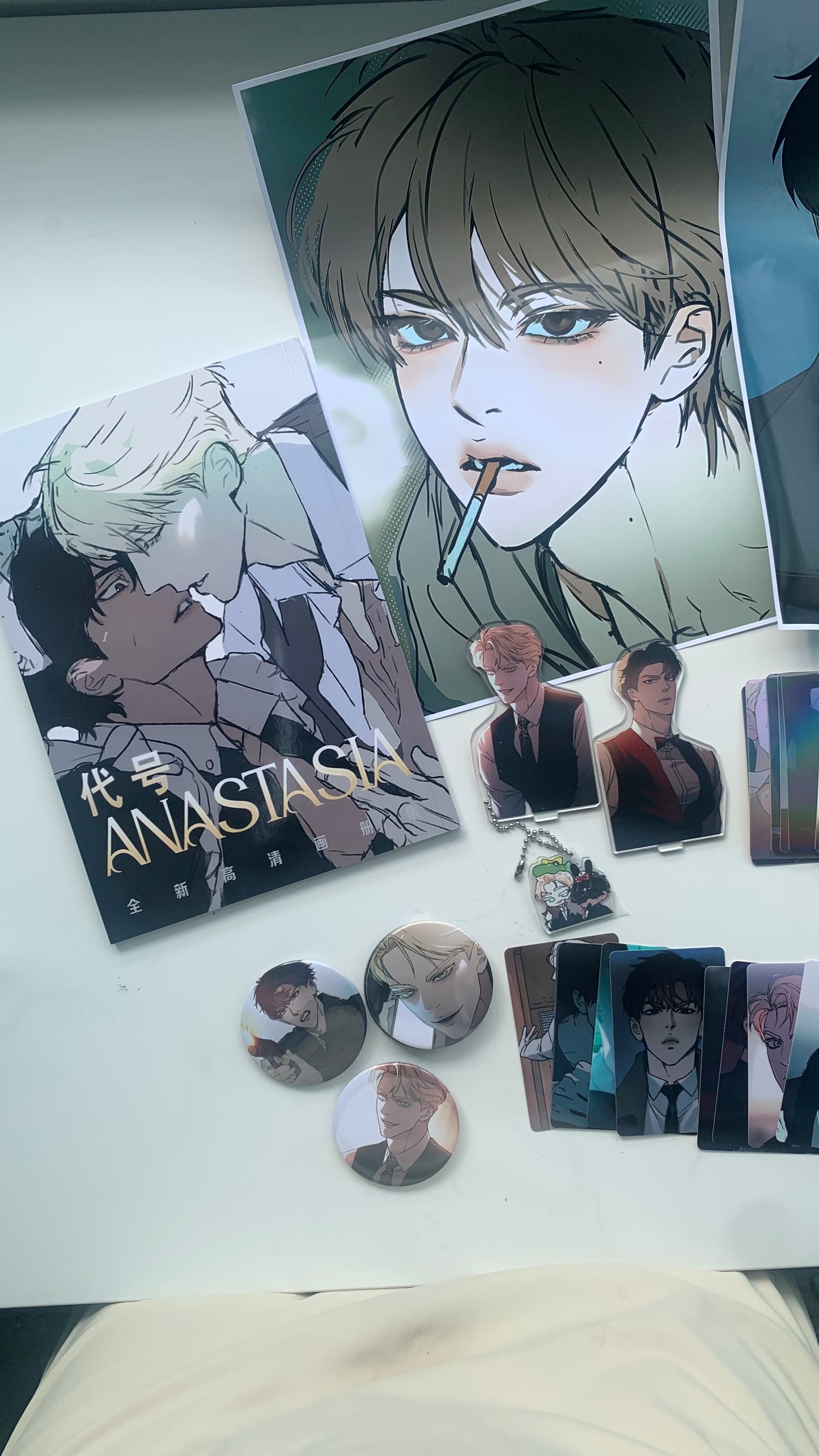 Codename Anastasia goodies set - Manhwa Yaoi BL manga merch Fan made C089