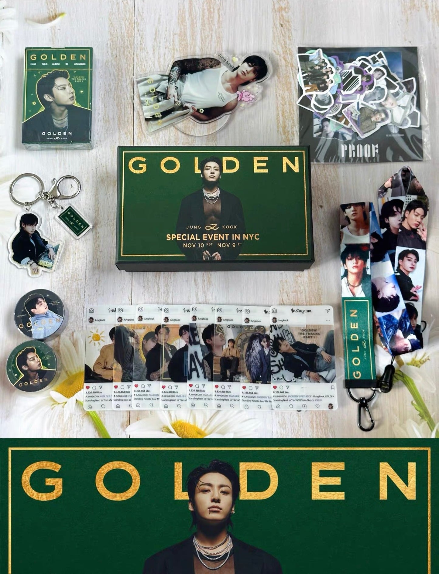 Jungkook GOLDEN Gift Box Set! BTS merch CD630