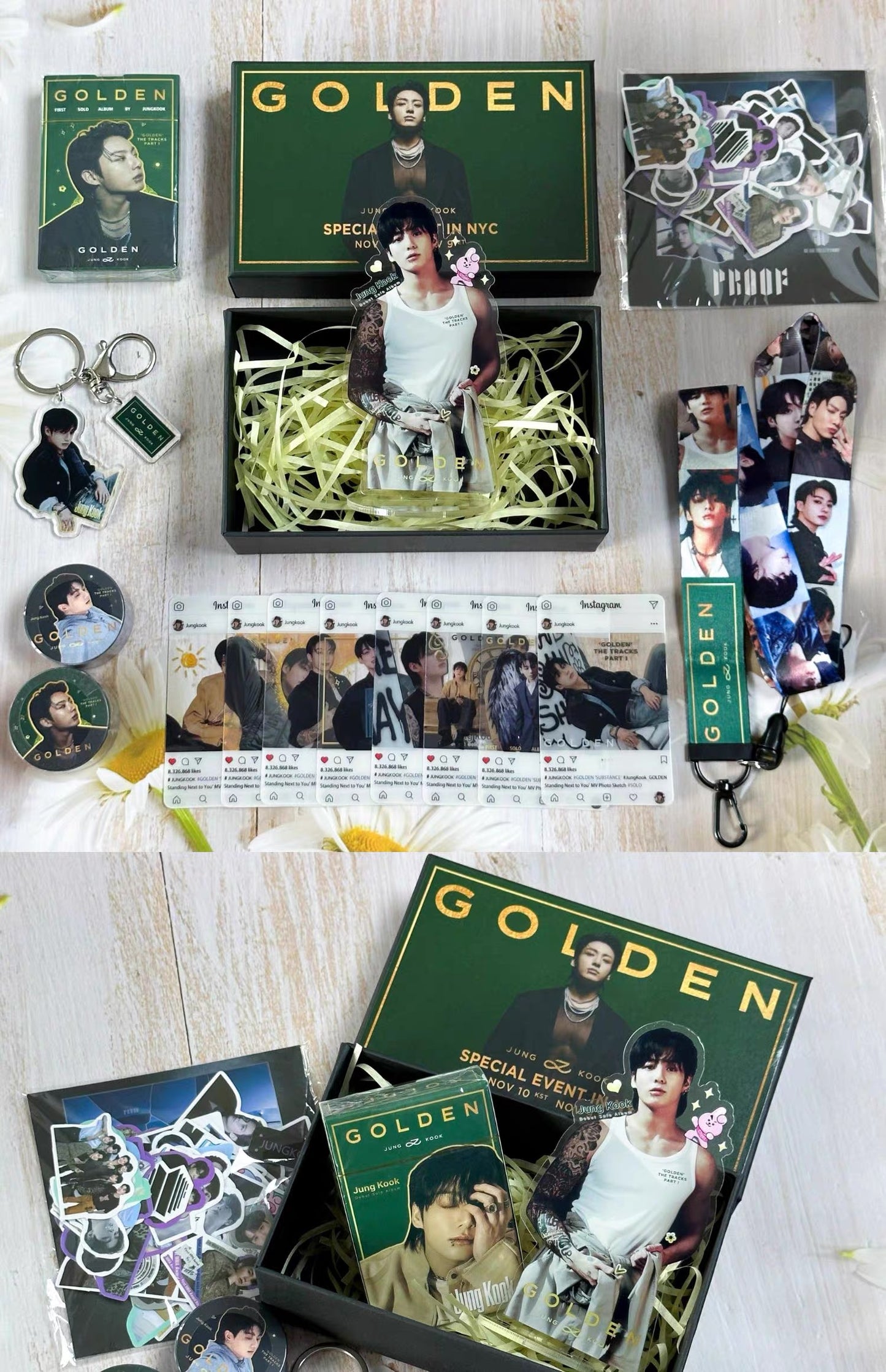 Jungkook GOLDEN Gift Box Set! BTS merch CD630