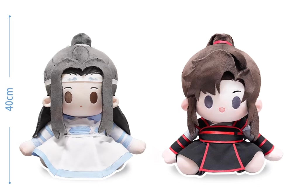 Mo Dao Zu Shi 40cm Big Doll Wei Wuxian Lan Wangji Soft Plush Grandmaster of Demonic Cultivation Plushie C672