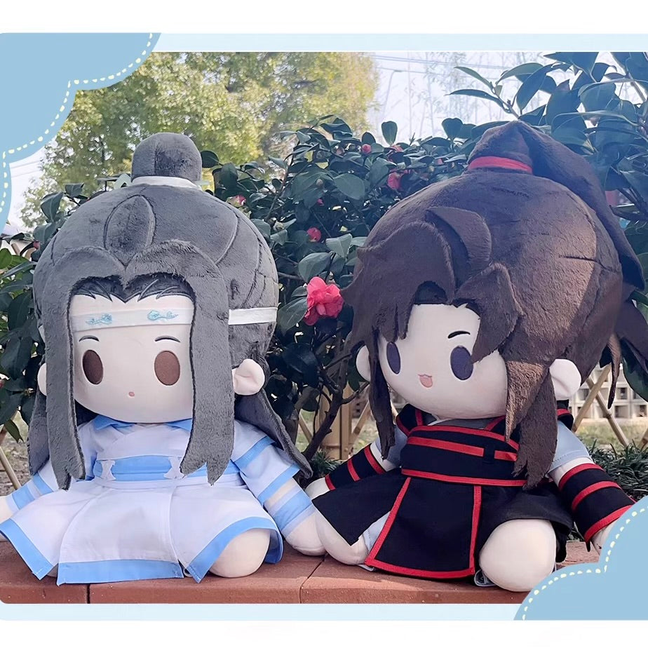 Mo Dao Zu Shi 40cm Big Doll Wei Wuxian Lan Wangji Soft Plush Grandmaster of Demonic Cultivation Plushie C672