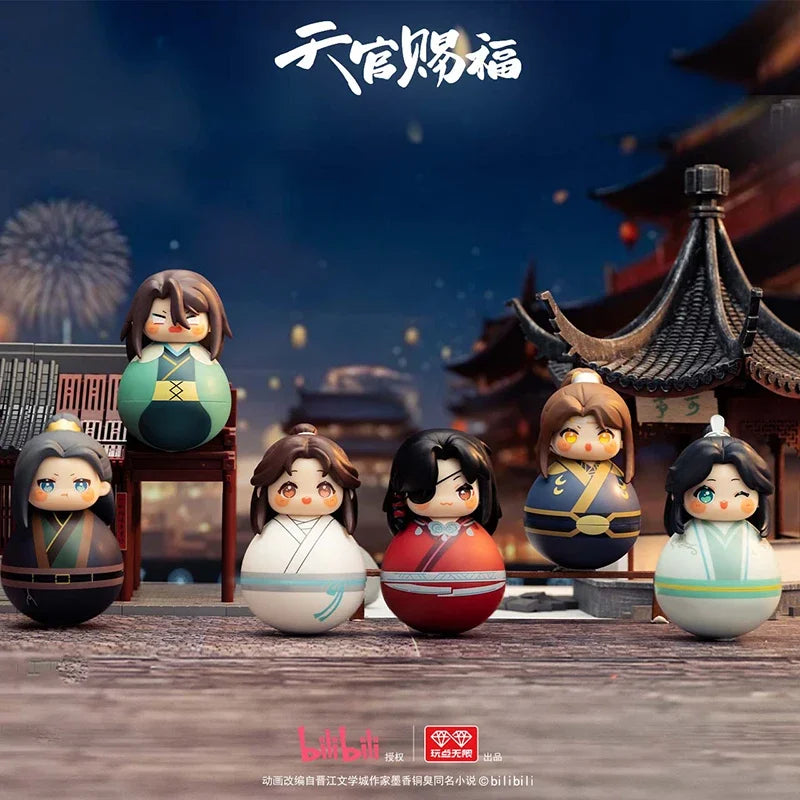 Heavenly Officials Blessing Tumbler Blind Box Tian Guan Ci Fu Anime Xie Lian Hua Cheng Mysterious Surprise Toy Figure Doll Gift CD504